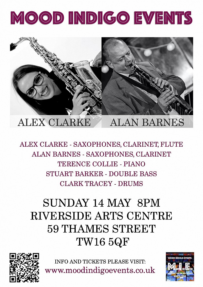 Alex Clarke/Alan Barnes Riverside Arts Jazz MIE